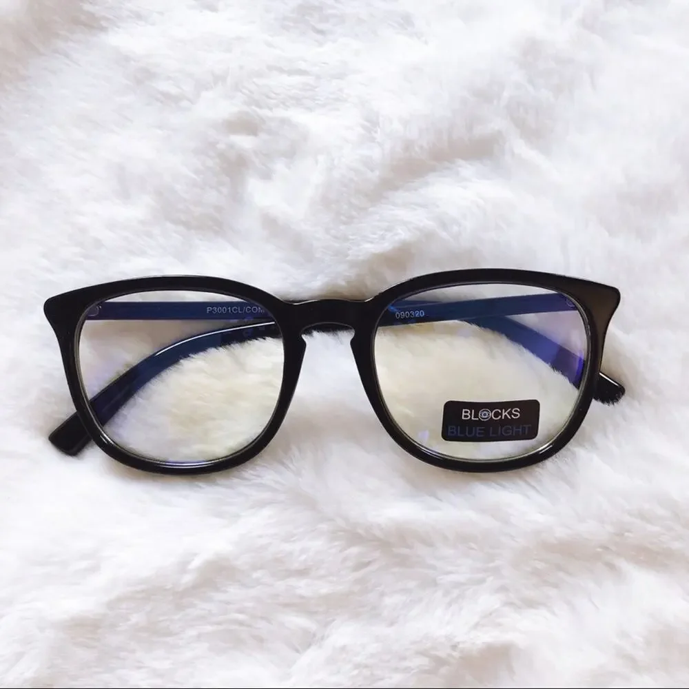 Sienna Black Computer Blue Light Glasses